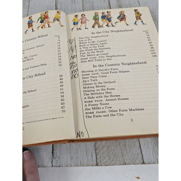 Hello, David Teacher's Edition Scott, Foresman 1949 School Reader Social Studies - Picture 9 of 11